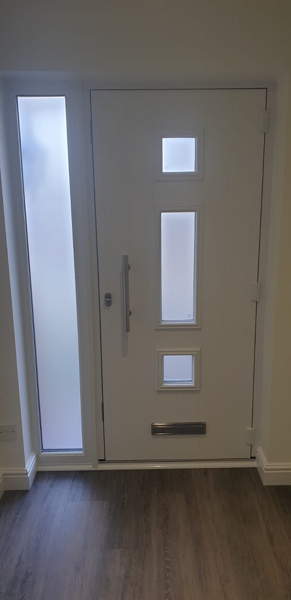 Inside White Solidor Composite Door fitted in Admaston Telford